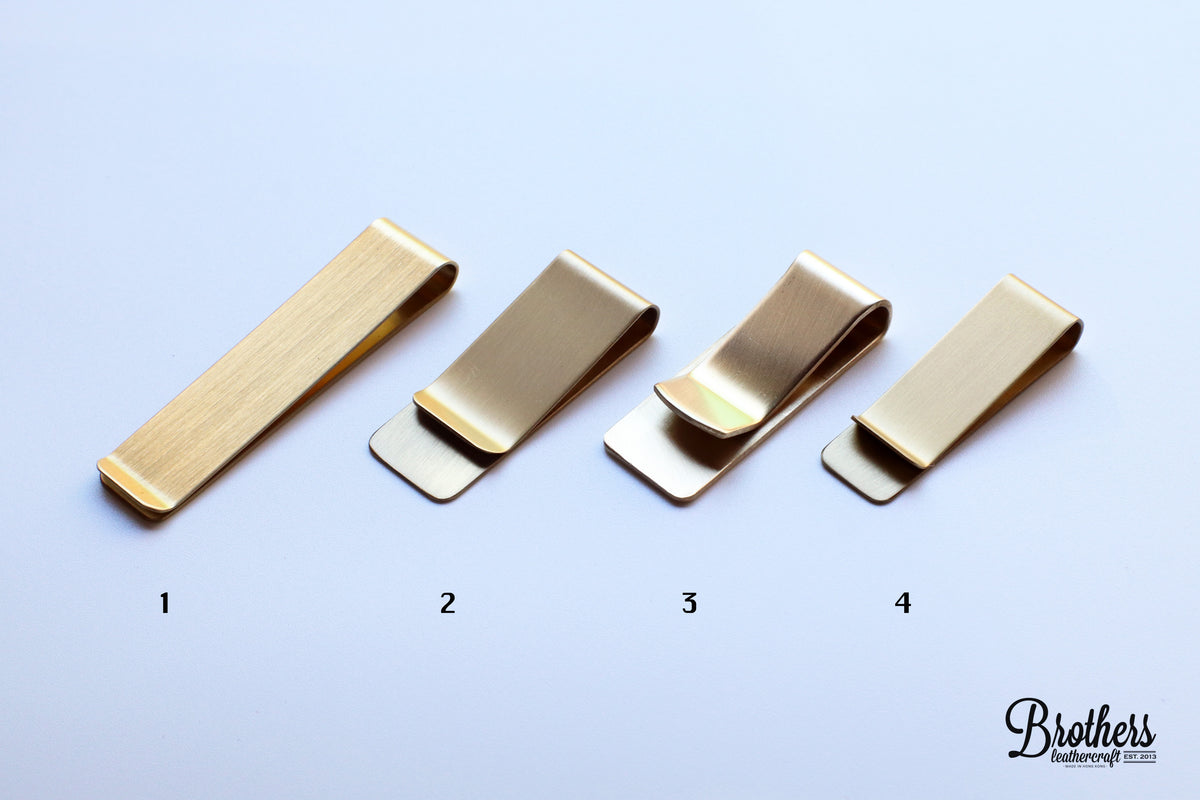 money clip 純銅扁身錢夾– brothers leathercraft limited
