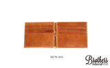 italy leather money clip 意大利牛皮錢夾銀包 MCW 0001
