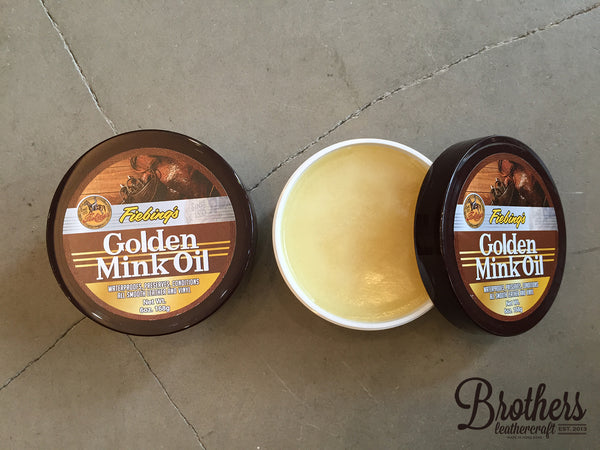 美國 Fiebings Golden Mink Oil 金貂鼠油 真皮保養護理